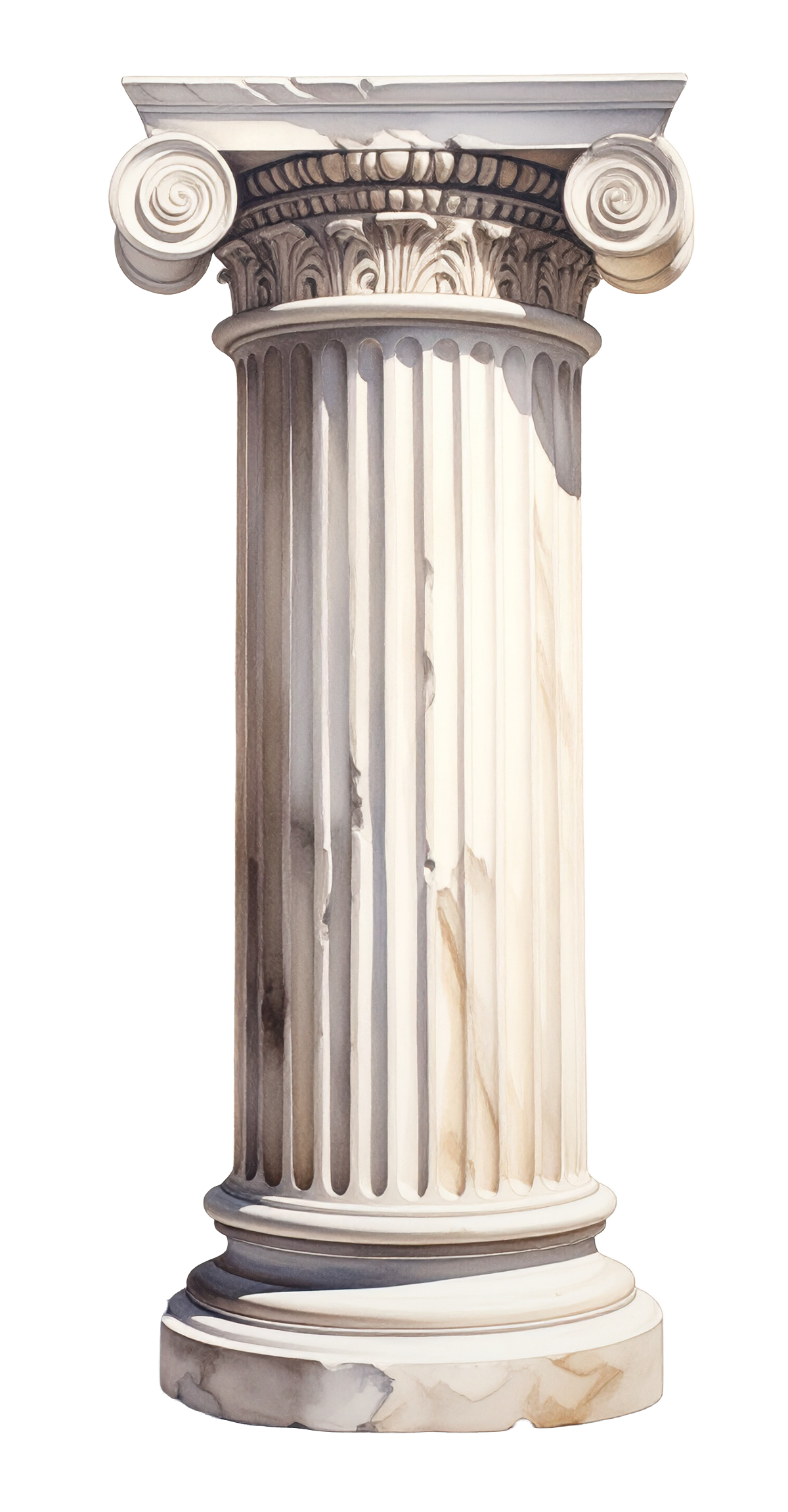 Classical column symbolising law and justice